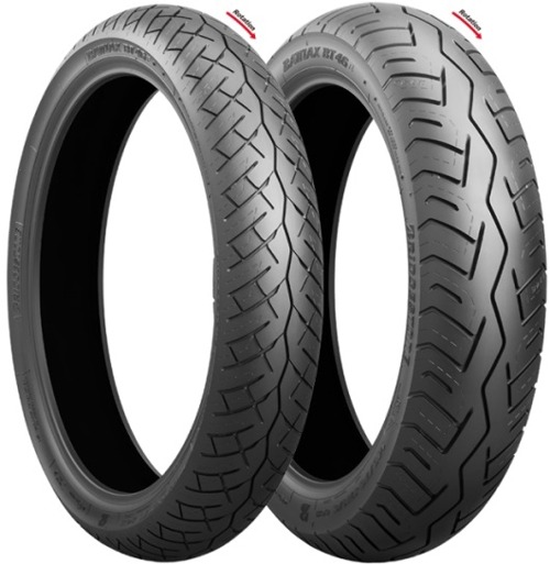 Foto pneumatico: BRIDGESTONE, BT46F TOURING BATTLAX 110/80 R1818 58V Estive